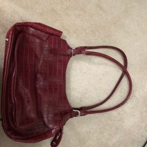 MAXX New York maroon handbag